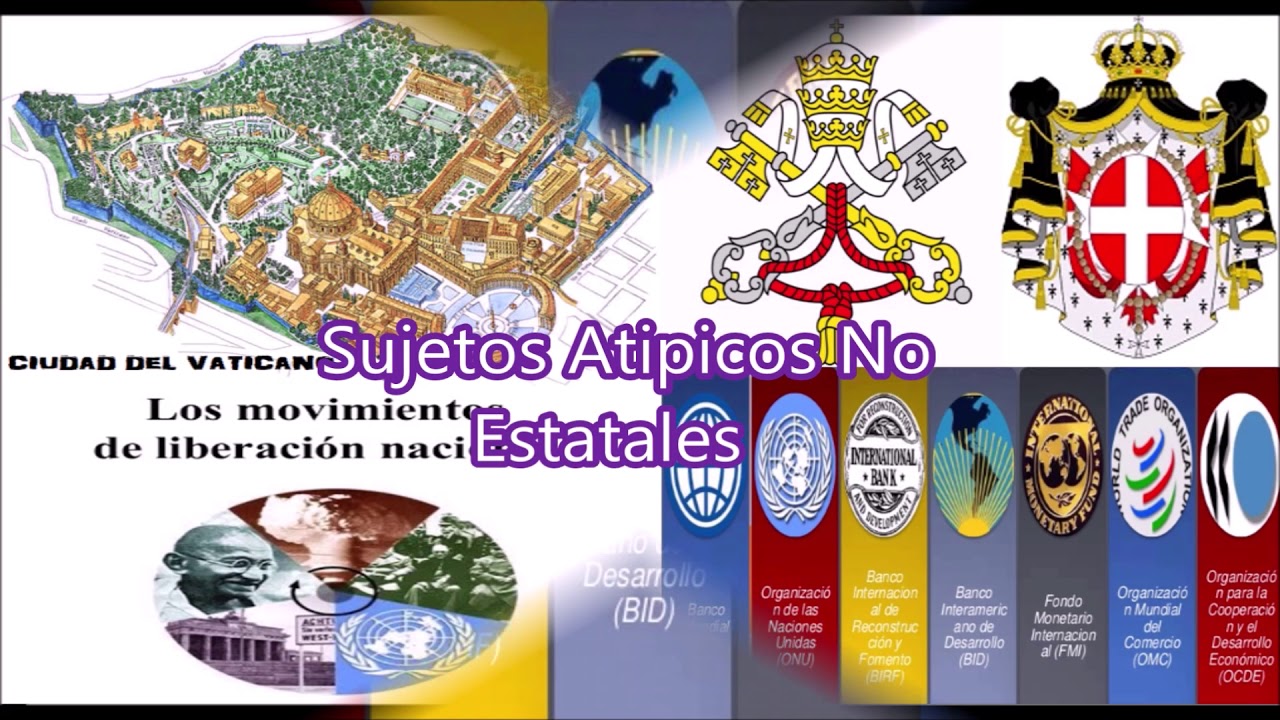 Sujetos De Derecho Internacional Publico Atipicos YouTube