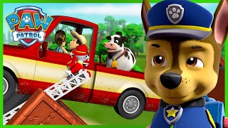 Pups save Farmer Al and Farmer Yumi on a broken bridge! - PAW Patrol Cartoons for Kids Compilation