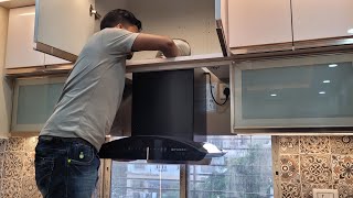Faber Chimney Kitchen में Installation कैसे करें | How to Install Chimney in Kitchen.