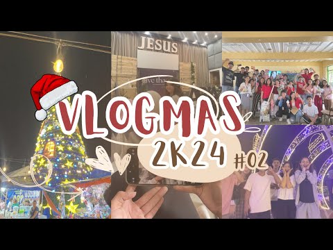 VLOGMAS02: Laguna vlog, late night gala with friends, christmas party 🎉 🎄🌃