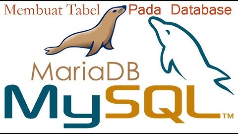 Tutorial database MySQL, MariaDB Membuat tabel dengan mudah melalui phpMyAdmin