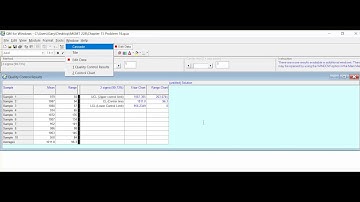 Quality Control Charts