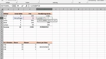 Hur du skapar en omfel-funktion i Microsoft Excel