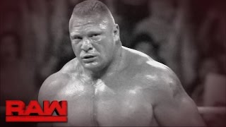 Brock Lesnar is out for vengeance in the 2017 Royal Rumble Match: Raw, Dec. 26, 2016