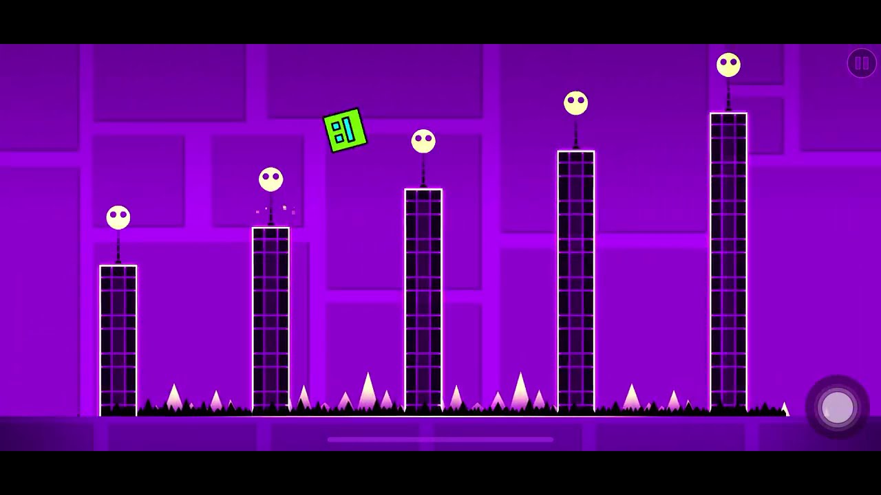 Playing Geometry Dash for the first time (part one) first level - YouTube