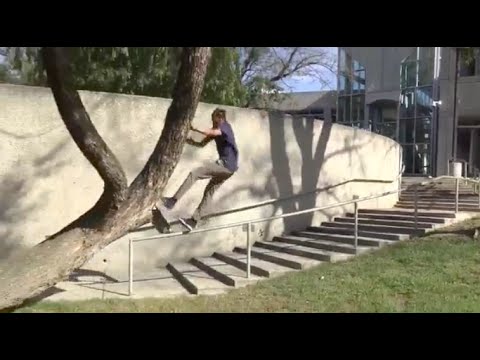Mikey Taylor Tries Double Kinker and Hits Face on Tree