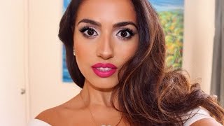 Prom Princess Makeup Tutorial 2015! | Simple Glam & Bright Lips screenshot 1