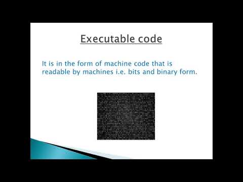 Source code and Executable code
