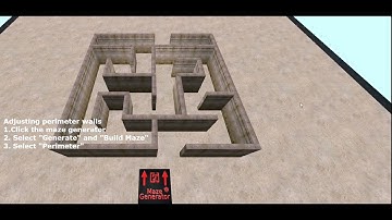 The automatic random maze generator for Second Life