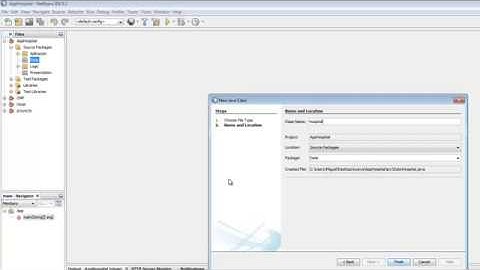 Aplicación hospital en Java (parte 1) creación de paquetes, logic, data and presentation