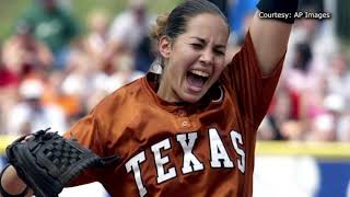 Houston's Cat Osterman walks away from the diamond