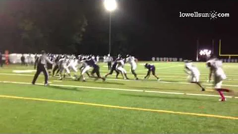 TD by Craig Rich, extra pt good, Shawsheen Tech leads Essex Tech 7-0 after 1 qtr. @lowellsunsports @