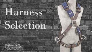 Fall Protection Harness Selection
