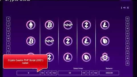 Crypto Casino PHP Script 2022 + admin menu