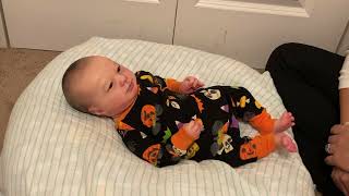 Belated Halloween Sleeper for Reborn Baby Angie (Laila Awake Realborn) by Little Foot Nursery 826 views 2 years ago 7 minutes, 49 seconds