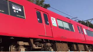 名鉄3500系3510F  1583レ普通東岡崎行き 名電長沢〜本宿間 本宿カーブ