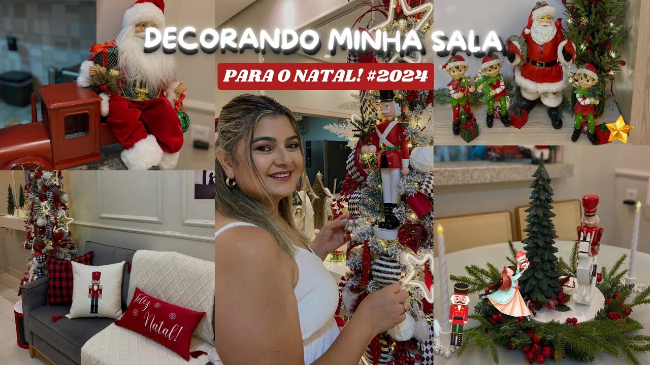 DECORANDO A SALA PARA O NATAL NO TEMA QUEBRA NOZES || NATAL 2024