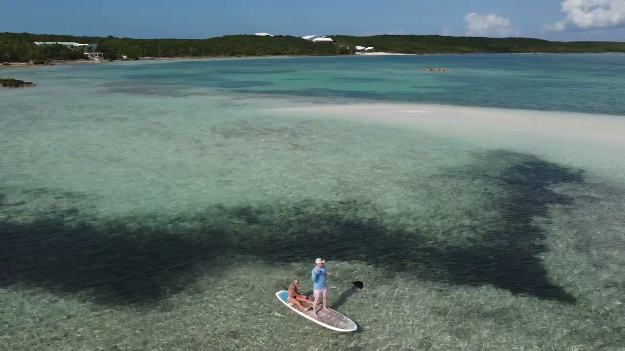 Following the group to the island