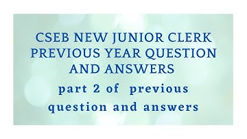 Junior clerk exam previous year questions and answers, Exam held on 27/3/2022
