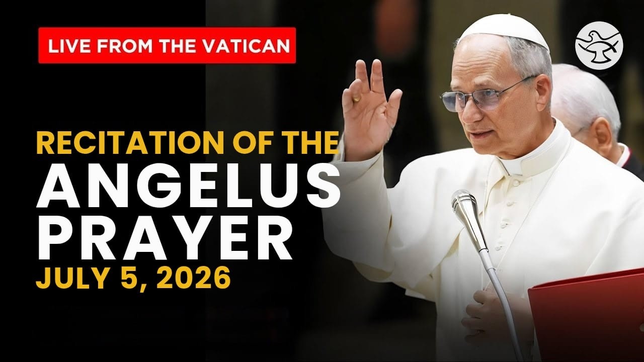 Recitation of the Angelus Prayer | Pope Leo XIV | July 5, 2026 | Live from the Vatican