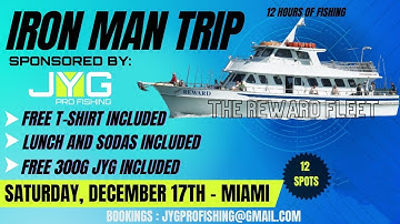 Ironman Slow Pitch Jigging Fishing trip with JYG Profishing, Miami Florida 2022