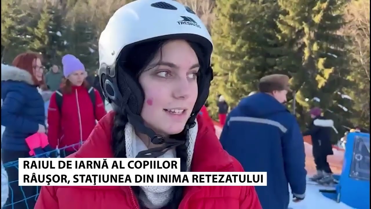 Raiul de iarnă al copiilor. Râuşor, staţiunea din inima Retezatului