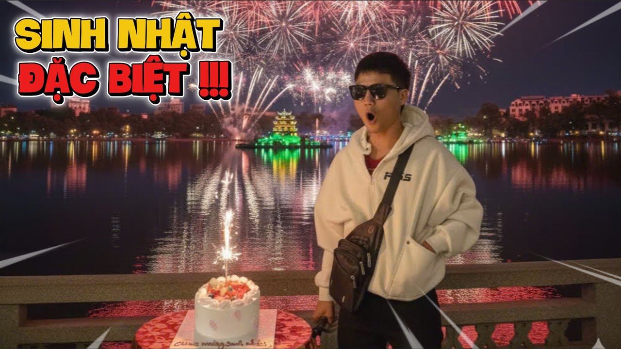 TUẤN ANH VLOG | NỬA ĐÊM ĂN MỪNG SINH NHẬT TÔI TẠI HỒ GƯƠM !!!