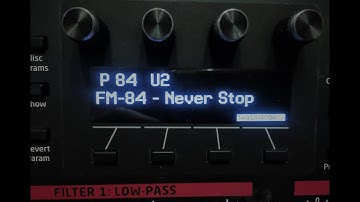 Data Pusher - FM-84 ~ Never Stop (Cover) |Prophet 08, OB-6, Evolver, SP-16|