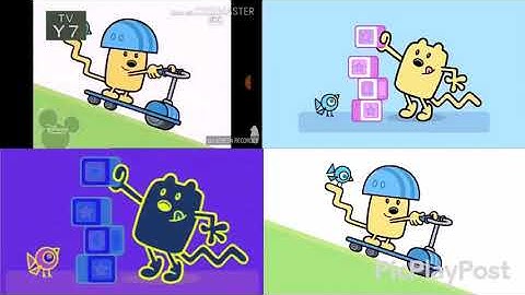 Wow Wow Wubbzy Theme Quadparison #2