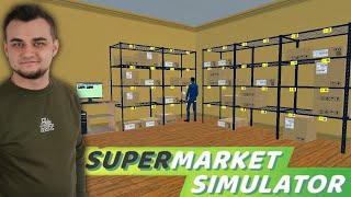 Supermarket Simulator #18 Coraz więcej zarabiamy! Powiększam magazyn! ❤MST