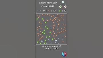Water vs Fire vs Leaf | Round 25/100 | #arenaofsimulations #rps #animated  #waterfireleaf