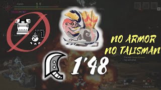 MHR:Sunbreak - Anjanath GS Solo | no Armor and Talisman [1'48"10]