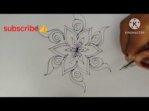 Simple rangoli designs #simple #designs #video 