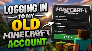 Logging in to my old Minecraft account