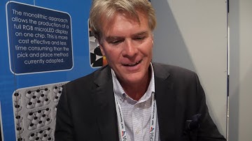 Plessey microLED GaN-on-Silicon Monolithic 0.7" FHD Bonded Display