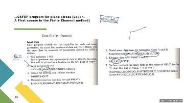 Solution of plane stress problems using FEM 3.4 Stiffness matrix for elements with constan strain