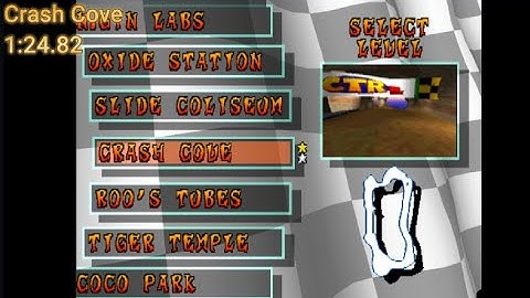 Crash Team Racing Crash Cove 1:24.82
