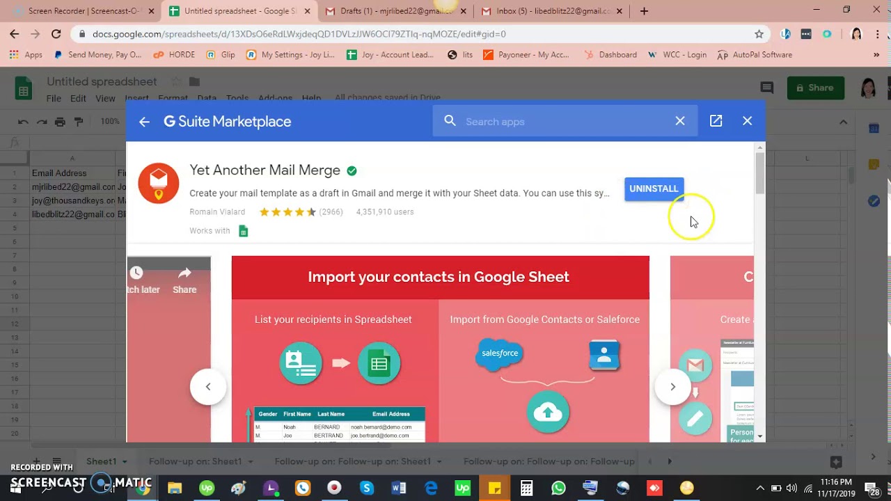 How to send email blast using GMAIL and Google sheet. YouTube