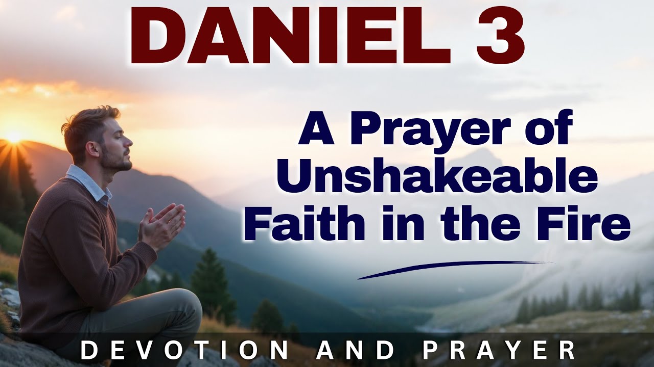«Что бы ни случилось, я буду доверять Тебе, Господь» — Молитва о непоколебимой вере в огне (Дании...