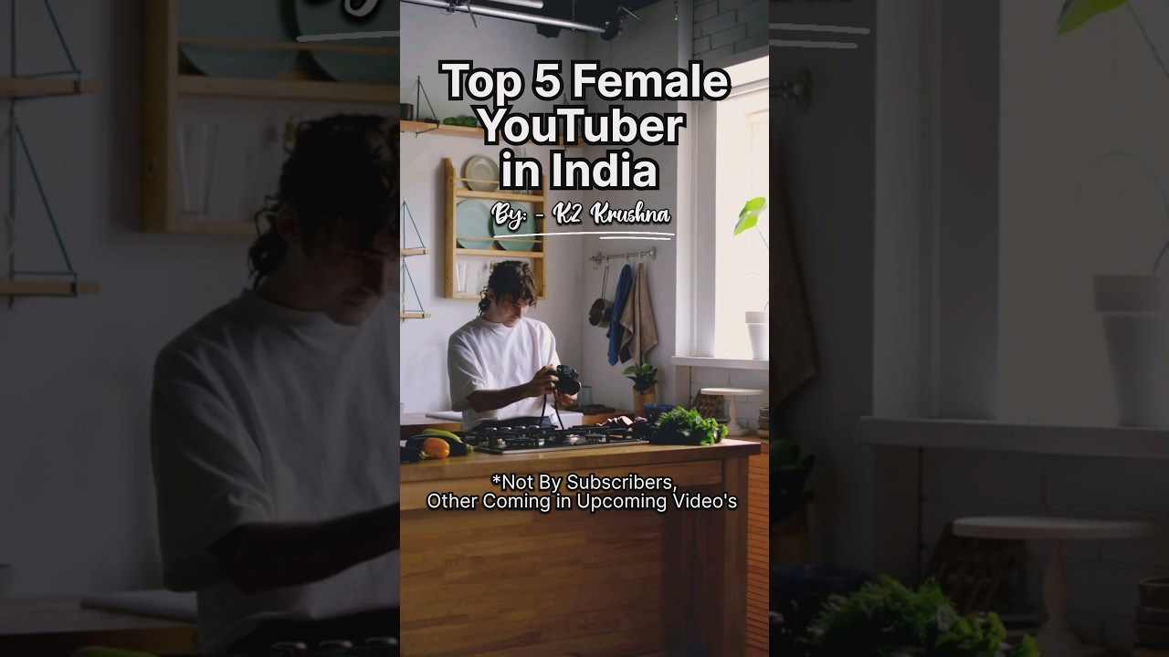 Top 5 Female YouTuber In India SuhaniShah MostlySane PAYALGAMING Top 5 Female YouTuber In India SuhaniShah MostlySane PAYALGAMING