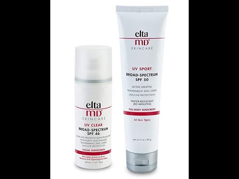 Video EltaMD UV Clear Facial Sunscreen Broad Spectrum SPF 46 - youtube