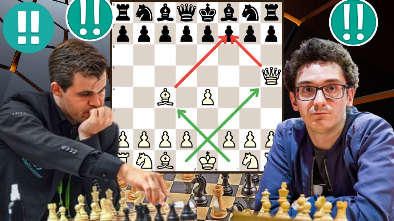 Master Chess Game: 05 By Magnus Carlsen vs Fabiano Caruana - YouTube