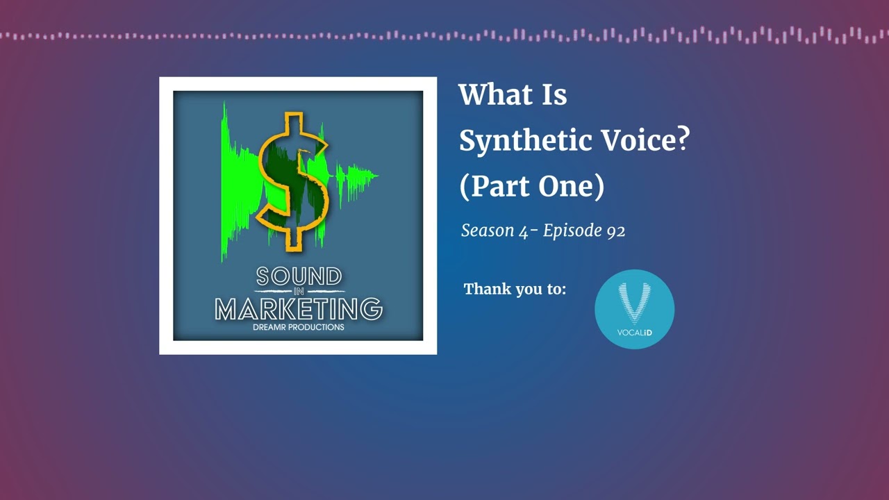 What Is Synthetic Voice? (Part One)