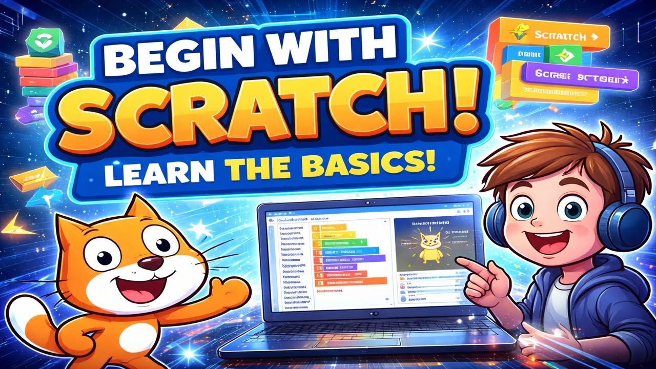 Begin with Scratch! Learn Coding Basics and Build a Fun Game - YouTube