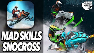 MAD SKILLS SNOCROSS Gameplay Walkthrough - Snowmobile racing game (iOS, Android) screenshot 1