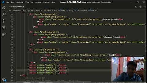Membuat Kalkulator Sederhana Menggunakan Function