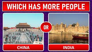 Which Country Has More People Population Quiz Nexilo TV