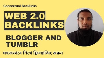 Create web 2.0 contextual backlinks from Blogger and Tumblr || How to rank Google by backlinks