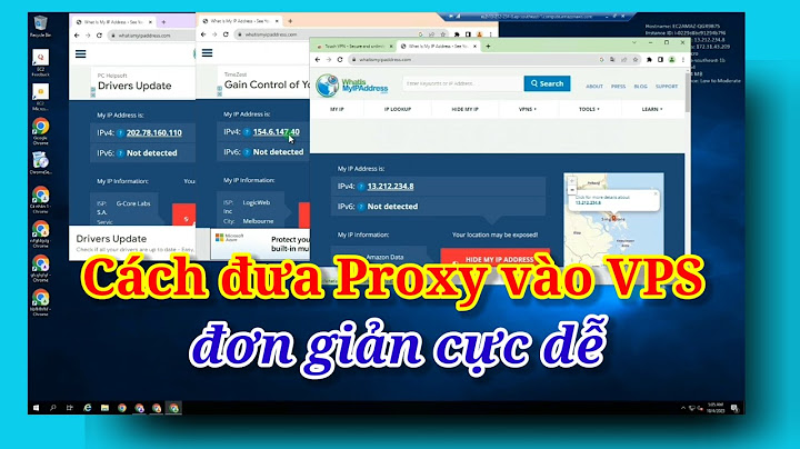 Hướng dẫn cấu hình proxy vào vps năm 2024