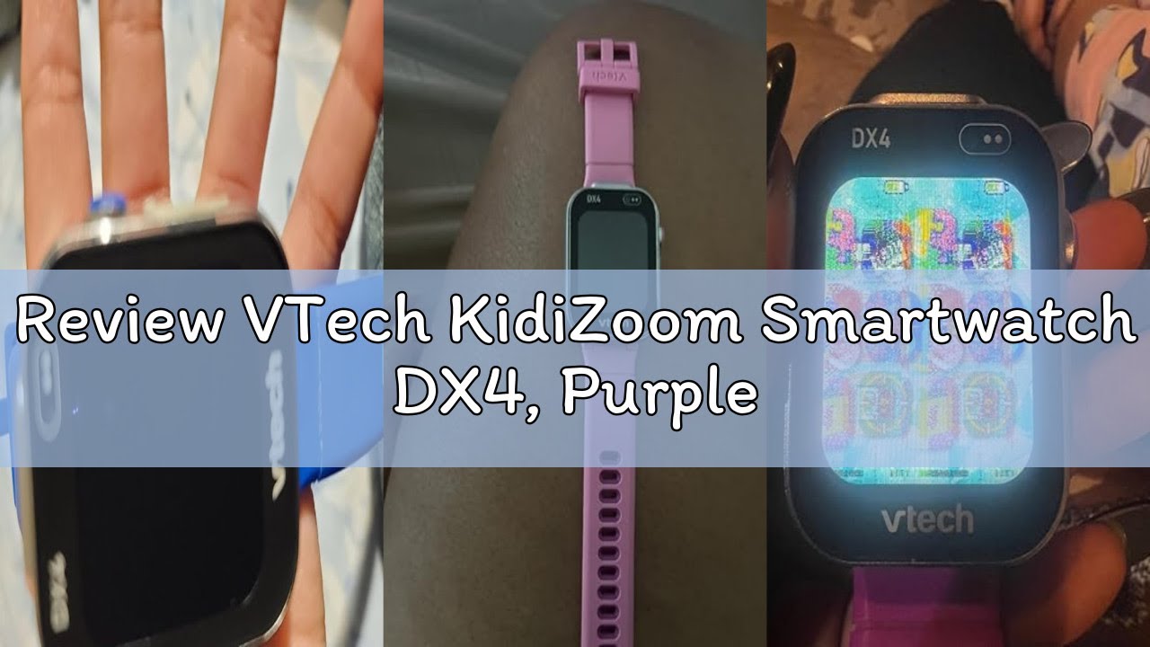 Review VTech KidiZoom Smartwatch DX4, Purple